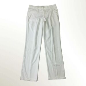 IZOD Golf Pants Mens 33x32 White Slim Fit Lightweight Performance Grip Waist
